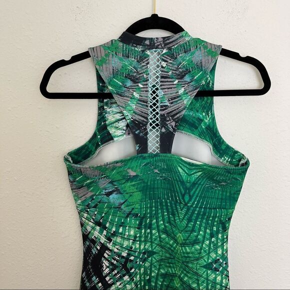 Ministry of Style Tropical Reflection Scuba Dress Mini Dress - Picture 8 of 9